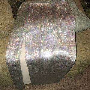 Asos sequin skirt